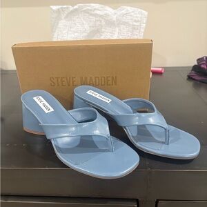 Steve Madden Women's Light Blue Heeled Sandals